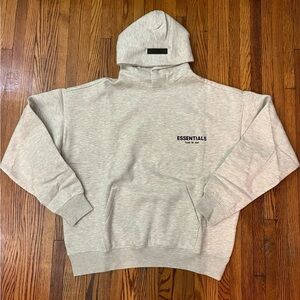 Fear Of‎ God Essentials SS22 Light Oatmeal Hoodie